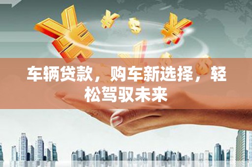 桦南车辆贷款，购车新选择，轻松驾驭未来