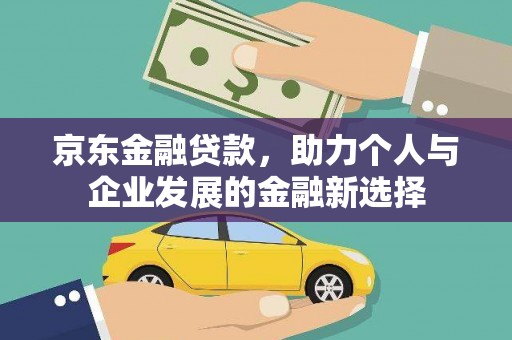 桦南京东金融贷款，助力个人与企业发展的金融新选择