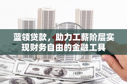 桦南蓝领贷款，助力工薪阶层实现财务自由的金融工具