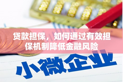 桦南贷款担保，如何通过有效担保机制降低金融风险