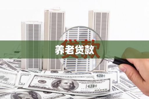 桦南养老贷款