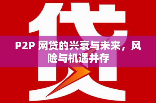 桦南P2P 网贷的兴衰与未来，风险与机遇并存