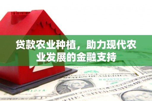 桦南贷款农业种植，助力现代农业发展的金融支持